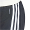 adidas 3-Streifen High-Waist Sweatshorts Damen 095A - black/white XS
