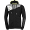 Kempa Core 2.0 Kapuzenjacke schwarz/dark grau melange 116