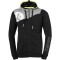 Kempa Core 2.0 Kapuzenjacke schwarz/dark grau melange L