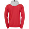 Kempa Core 2.0 Kapuzenjacke rot/dark grau melange M