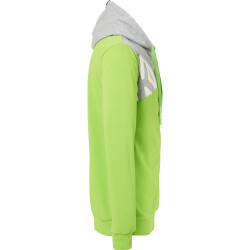 Kempa Core 2.0 Kapuzenjacke hope grün/dark grau melange 116