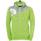 Kempa Core 2.0 Kapuzenjacke hope grün/dark grau melange 116