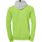 Kempa Core 2.0 Kapuzenjacke hope grün/dark grau melange 116
