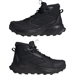 adidas TERREX Leather RAIN.RDY Mid-Top Winterstiefel Herren A0QM - cblack/cblack/grefou 41 1/3