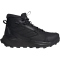 adidas TERREX Leather Rain.Rdy Mid-Top Winterstiefel Herren A0QM - cblack/cblack/grefou 42 2/3