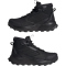 adidas TERREX Leather Rain.Rdy Mid-Top Winterstiefel Herren A0QM - cblack/cblack/grefou 42 2/3