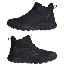 adidas Terrex TERREX Anylander RAIN.RDY Mid-Top Wanderschuhe Herren A0QM - cblack/cblack/grefou 39 1/3
