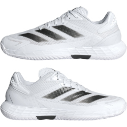adidas Defiant Speed 2 Tennisschuhe Herren 01F7 - ftwwht/cblack/greone 43 1/3