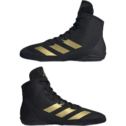 adidas Adizero Mat Wizard 6 Ringerstiefel Herren A0QM - cblack/goldmt/ftwwht 41 1/3