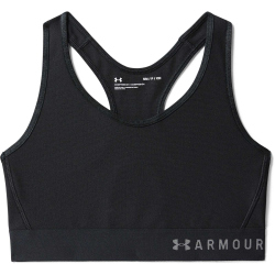 UNDER ARMOUR Mid Keyhole Sport-BH Damen schwarz M
