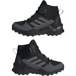 adidas TERREX AX4R Rain.Rdy Mid-Top Wanderschuhe Kinder A0QM - cblack/grefou/greysix 39 1/3