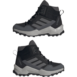 adidas TERREX AX4R Mid-Top Wanderschuhe Kinder A0QM - cblack/grefou/greysix 28