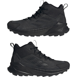 adidas TERREX Trailmaker 2.0 Leather Mid-Top Wanderschuhe Herren A0QM - cblack/cblack/grefou 42