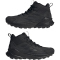 adidas TERREX Trailmaker 2.0 Leather Mid-Top Wanderschuhe Herren A0QM - cblack/cblack/grefou 42