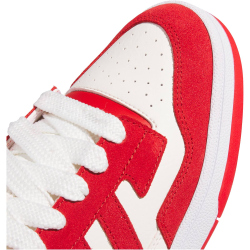 adidas Rapid Court Low-Top Sneaker Herren 014A - collegred/clowhi/ftww 42