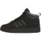 adidas Rapid Court Mid-Top Winterized Sneaker Kinder A0QM - cblack/greysix/broyal 36