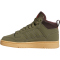 adidas Rapid Court Mid-Top Winterized Sneaker Kinder AETE - olistr/shabrn/gum3 36