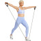 adidas Powerimpact Medium-Support 3-Streifen Sport-BH Damen AFAE - bluspa XS A-B