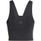 adidas All Me Long Line Medium Support Sport-BH Damen 095A - black XL C-D