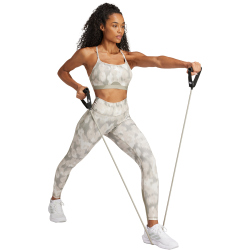 adidas Performance Aeroreact Training Essentials Flower Low Support Sport-BH Damen 077A - cwhite/silpeb XS A-B