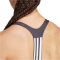 adidas Performance Powerimpact 3-Streifen Training Medium Support Sport-BH Damen ADMS - glogry/carbon/print M A-B