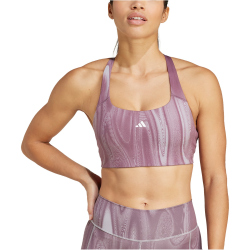 adidas Performance Powerimpact 3-Streifen Training Medium Support Sport-BH Damen ADMS - glogry/shafig XS A-B