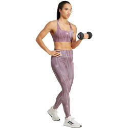 adidas Performance Powerimpact 3-Streifen Training Medium Support Sport-BH Damen ADMS - glogry/shafig XS A-B