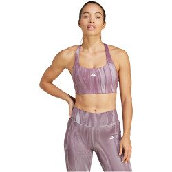adidas Performance Powerimpact 3-Streifen Training Medium Support Sport-BH Damen ADMS - glogry/shafig M C-D