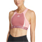 adidas Performance TECHFIT High-Neck Colorblock Medium Support Sport-BH Damen AFAK - precri XL A-B