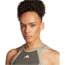 adidas Performance TECHFIT High-Neck Colorblock Medium Support Sport-BH Damen AEDR - shaoli XL A-B