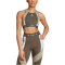adidas Performance TECHFIT High-Neck Colorblock Medium Support Sport-BH Damen AEDR - shaoli XL A-B