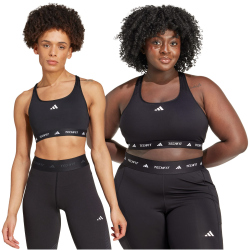 adidas Performance TECHFIT Medium Support Sport-BH Damen 095A - black XXS A-B