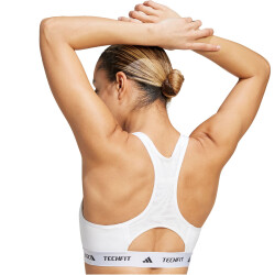 adidas Performance TECHFIT Medium Support Sport-BH Damen 001A - white XS A-B