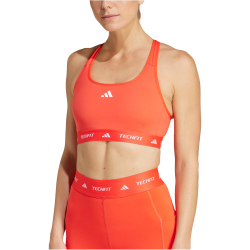 adidas Performance TECHFIT Medium Support Sport-BH Damen A0TB - brired XS A-B