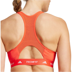 adidas Performance TECHFIT Medium Support Sport-BH Damen A0TB - brired XS A-B