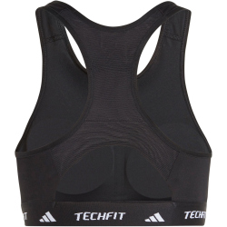 adidas TECHFIT High-Neck Medium Support Sport-BH Damen 095A - black XL A-B