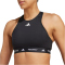adidas TECHFIT High-Neck Medium Support Sport-BH Damen 095A - black XL A-B