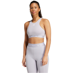 adidas Performance TECHFIT High-Neck Medium Support Sport-BH Damen ADMS - glogry XS A-B