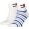 2er Pack TOMMY HILFIGER Tommy Stripe Quarter Socken