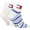 2er Pack TOMMY HILFIGER Tommy Stripe Quarter Socken