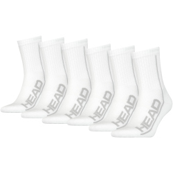 6er Pack HEAD Performance Crew Socken 002 - white 43-46