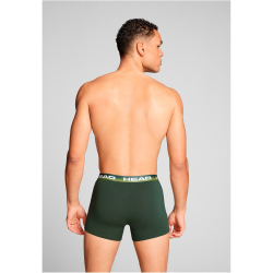 2er Pack HEAD elastische Print Boxershorts Herren 001 - thyme S