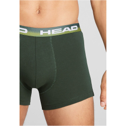 2er Pack HEAD elastische Print Boxershorts Herren 001 - thyme S
