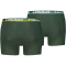 2er Pack HEAD elastische Print Boxershorts Herren 001 - thyme S