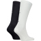 2er Pack Calvin Klein Logo Socken Herren 001 - white/black