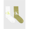 2er Pack Calvin Klein Logo Socken Herren 003 - white/green