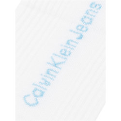 2er Pack Calvin Klein Contrast Socken Herren 002 - blue/white