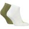 2er Pack Calvin Klein Logo Sneakersocken Herren 003 - white/green