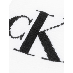 2er Pack Calvin Klein Logo High-Cut F&uuml;&szlig;linge Herren 001 - white/black