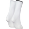 2er Pack Calvin Klein Logo Socken Damen 001 - white/black